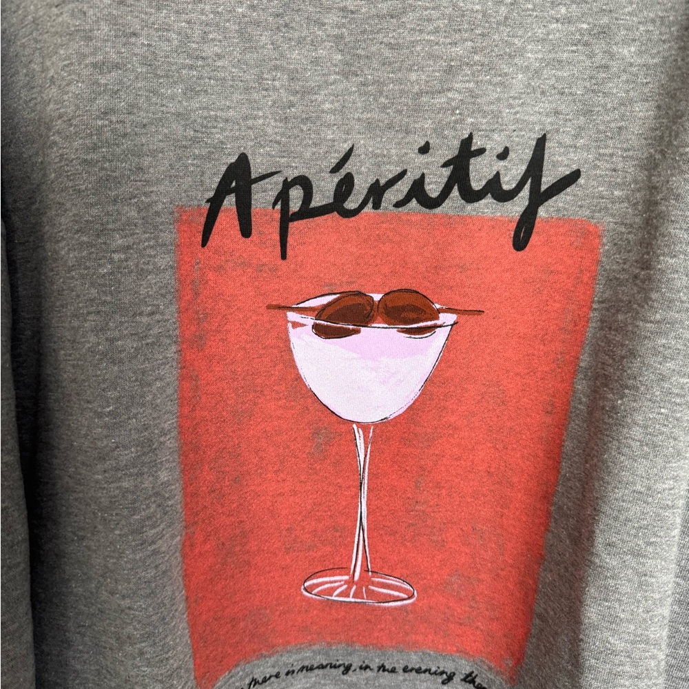 Anthropologie x Maeve Cocktail Sweatshirt - Size M - BNWT - Picture 6 of 8